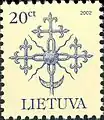 2002 postage stamp, commemorating the Lithuanian Cross-crafting and its symbolism