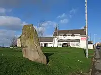 Standing Stone in Bonymaen