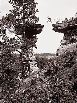 H.H. Bennett's photo of Stand Rock