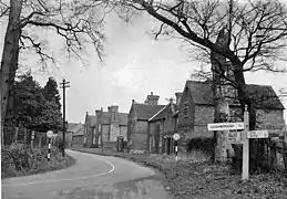 Old photograph of Main Street in Stanford on Soar