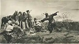 Cossacks Dance – Kozachok, oil/canvas, 1883