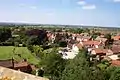 View of Stathern looking North from the roof of St Guthlac's Church