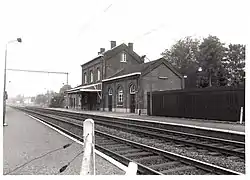 Trackside shown in 1984