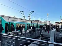 Renovated T1 station at La Courneuve–8 Mai 1945 (2021)