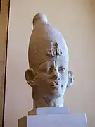 Senusret III wearing the white crown, Musée du Louvre.