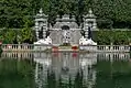 Statues of Arno and Serchio in the fishpond of the Lemon Garden