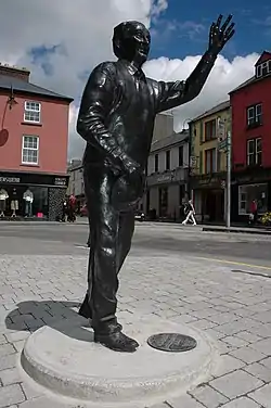 John B. Keane statue in the Small Square