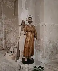 Statue of St. Berniero in the Crypt