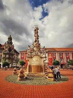 St. Mary and St. John of Nepomuk Monument in Liberty Square