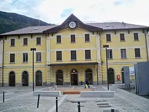 The Tirano station building (RFI)