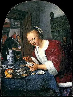 Jan Steen, The Oyster Eater, 1658–1660, Mauritshuis