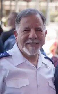 Bulla in Salvation Army uniform, 2015