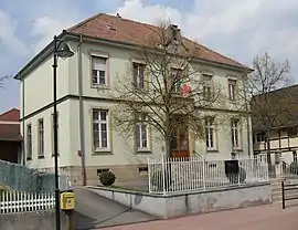 The town hall in Stetten