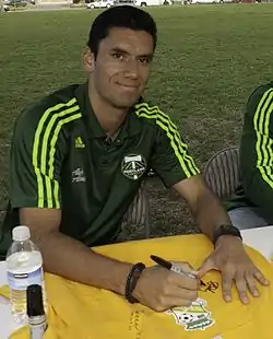 Steve Purdy is a Salvadoran American footballer who plays as a defender for Orange County Blues in the USL. He has played for the El Salvador national team at the CONCACAF Gold Cup in 2011 and 2013.