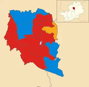 2008 results map