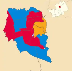 2021 results map