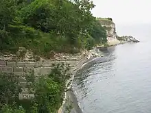 Køge Bay's southern marker, Stevns Klint, is also one of the southern marker points of the boundary between Øresund and the Baltic Sea