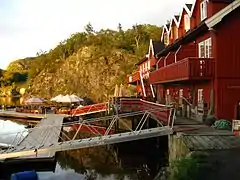 Harbour buildings