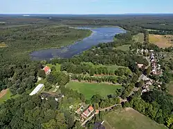 Aerial view of Stolec