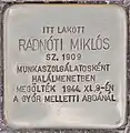 Stolperstein in Budapest