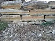 Retaining wall, Riley County