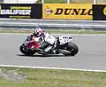 Casey Stoner riding his LCR Honda at the 2006 Czech Grand Prix.