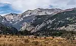 East aspect of Stones Peak, from Moraine Park