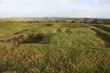 Stowey Castle, the site of St Michael's Chapel and a medieval kiln site