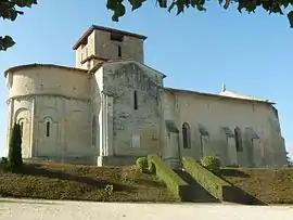 The church in Saint-Quentin-de-Chalais