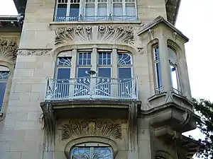 Detail of Villa Schutzenberger