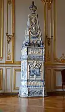 18th-century Neoclassical cocklestove in the Palais Rohan (Strasbourg, France)