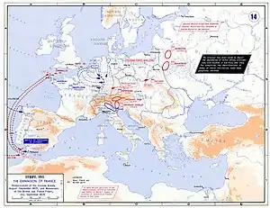 Image 36European strategic situation in 1805 before the War of the Third Coalition (from Napoleonic Wars)