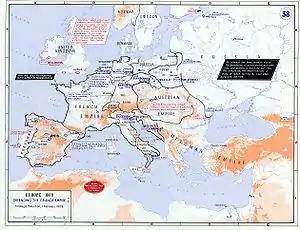 Image 92The strategic situation in Europe in February 1809 (from Napoleonic Wars)