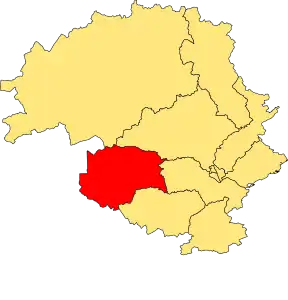 Location of the ward