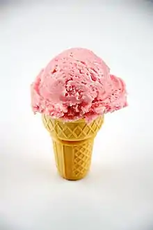 Strawberry in cone