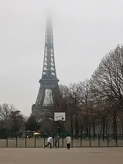 Image 14Streetball in Paris, France near the Eiffel Tower, 2005