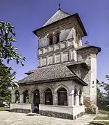 Front view of Strehaia Monastery