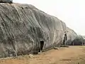 Entrances of Sudama Cave, and further, Lomas Rishi Cave, Barabar Hill