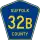 County Route 32B marker