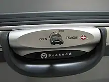 Luggage with TSA Lock