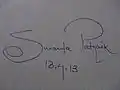 Sunanda Patnaik's signature