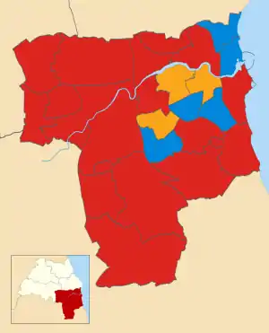 2018 results map