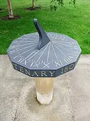 A sundial commemorating the bicentenary of the college