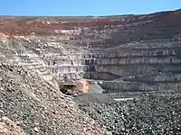 Sunrise Dam open pit operations.