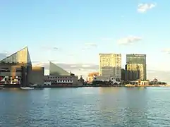 Sunset views from Inner Harbor