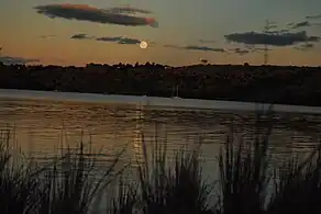 Sunset at Oviston Nature Reserve on the dam's southern shores