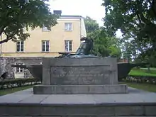 Augustin Ehrensvärd's tomb at the Suomenlinna fortress