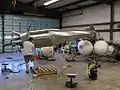 The SuperMod rocket during final assembly