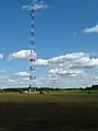 100-metre tall radio relay link tower south of Suraż at 52°56'3"N 22°57'3"E