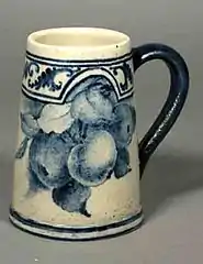 Susan Stuart Frackelton, stein, 1894–1906, Milwaukee County Historical Society